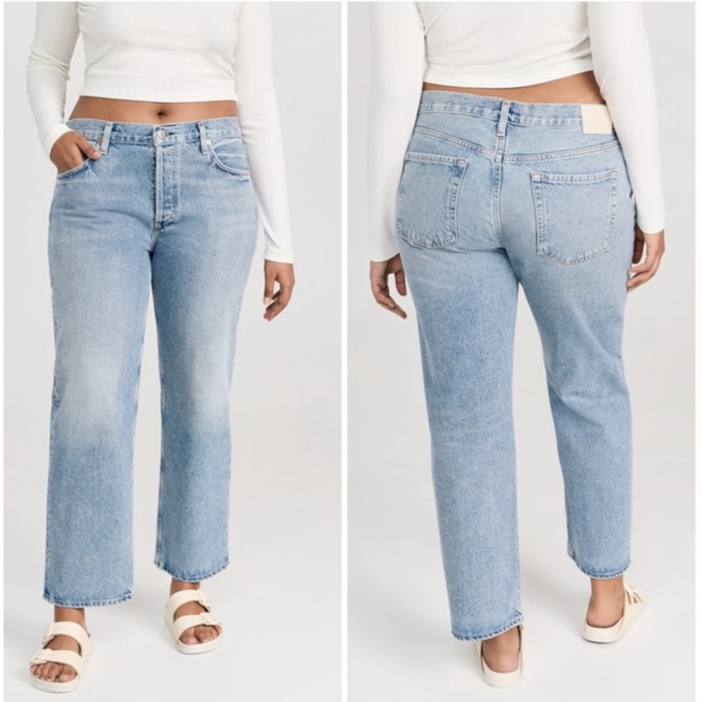 Citizens of Humanity Neve Low Slung Relaxed Straight Leg Jeans Scout 31 NWT - Picture 6 of 8